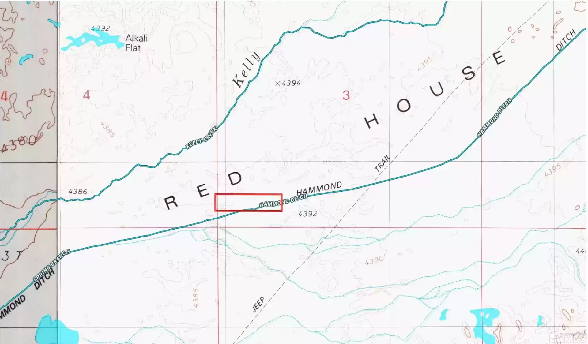 10.00 ACRES IN HUMBOLDT CO, NEVADA WITH HAMMOND DITCH RUNNING THROUGH IT~LIVE WATER IN THE RED HOUSE AREA. photo 6