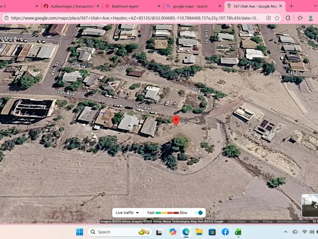 Large view of 0.07 ACRE BUILDING LOT IN BEAUTIFUL HAYDEN, ARIZONA ~HISTORIC COPPER MINING TOWN NEAR TUCSON Photo 27