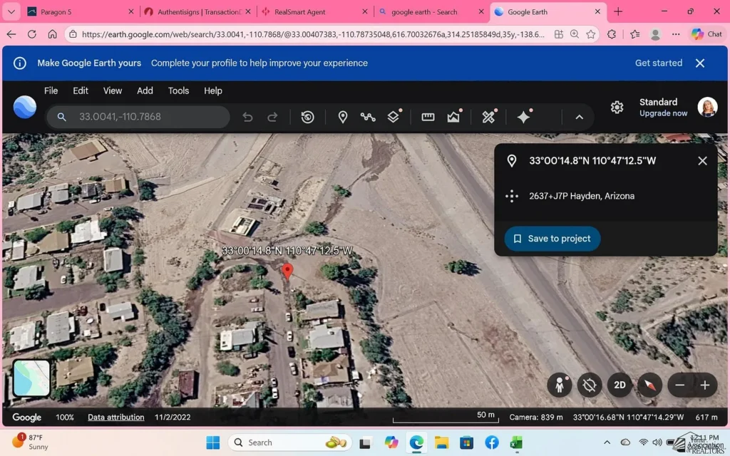 Large view of 0.07 ACRE BUILDING LOT IN BEAUTIFUL HAYDEN, ARIZONA ~HISTORIC COPPER MINING TOWN NEAR TUCSON Photo 23