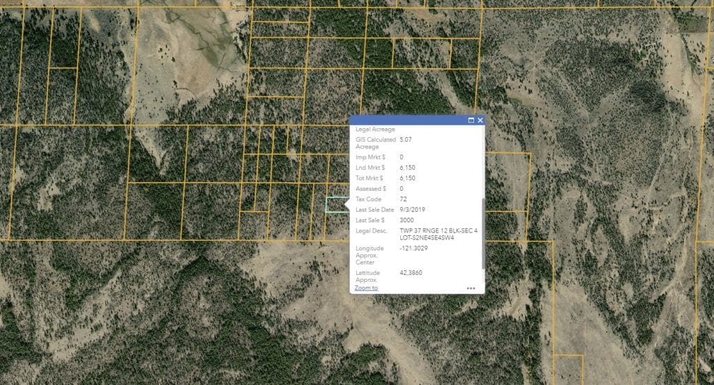 Large view of Breathtaking 5.07 Acre Marketable Timbered Lot In Klamath County, Oregon ~ ADJOINS FREMONT NATIONAL FOREST near California Border! Photo 14