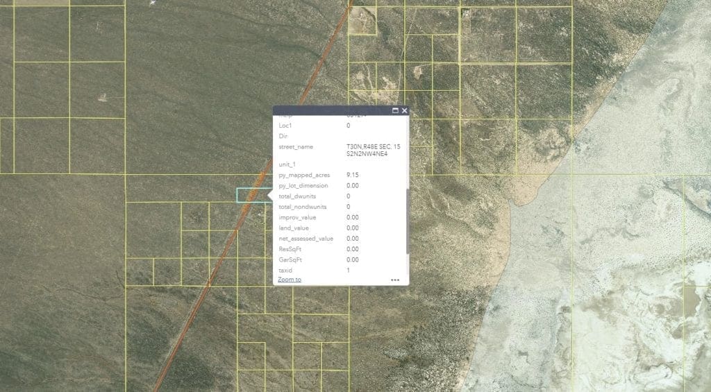 Large view of Prime 9.15 Acre lot In Eureka County, NV! On Both Sides of HWY 306! Two Frontage Roads & Great Views Photo 9