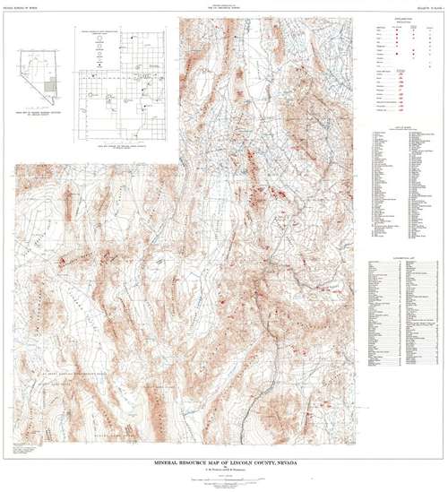 Large view of 117 Acres 11 Patented Lode Mining Claims Tempiute District, 2 Millsites in Lincoln County, Nevada Photo 32
