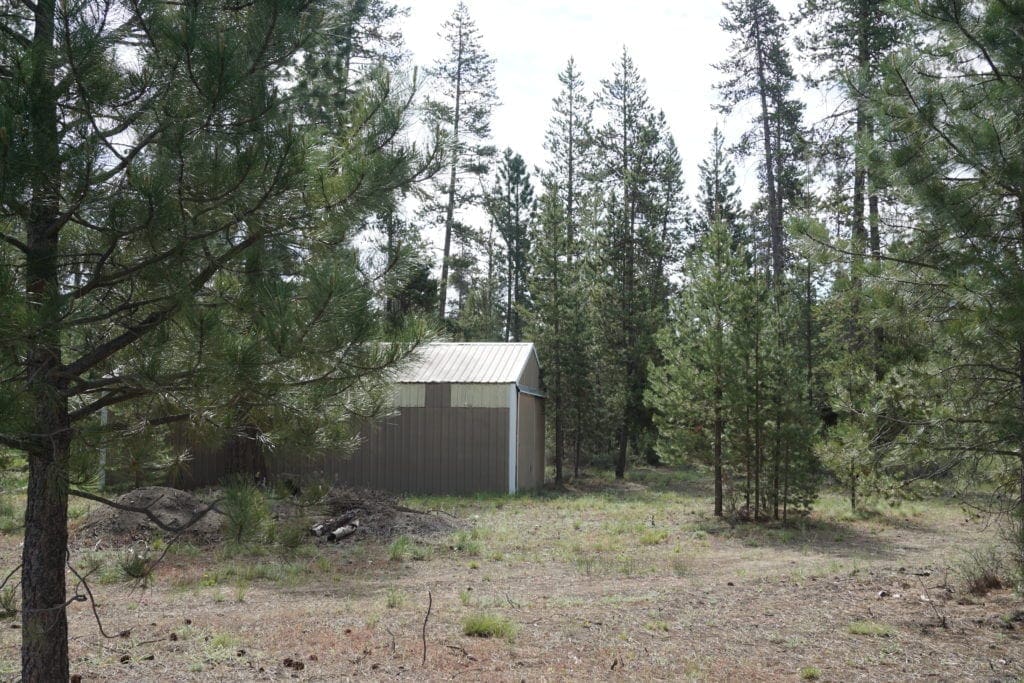 Large view of 1.00 Ac In Crescent Oregon! Treed Lot W/ Power & 20 X 30 Metal Building! Near BEND Photo 13