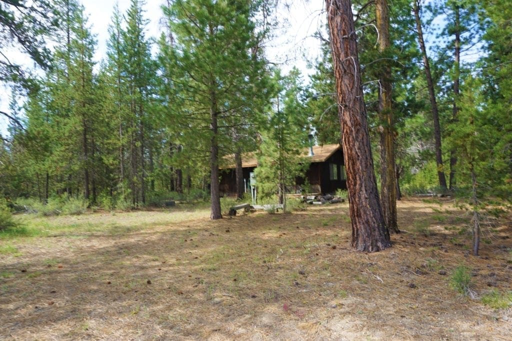 Large view of 1.00 Ac In Crescent Oregon! Treed Lot W/ Power & 20 X 30 Metal Building! Near BEND Photo 9