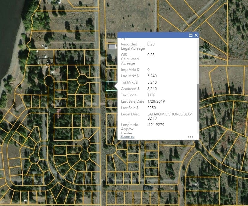 Great Building Parcel On .23 Acres Of Latakomie Shores In Klamath County Oregon photo 10