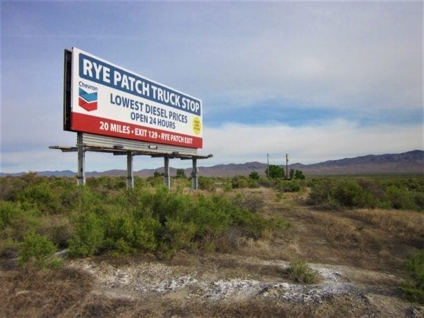 1.210 Acres in Imlay, Nevada Highway I-80 Frontage Road Billboard Lot with Power