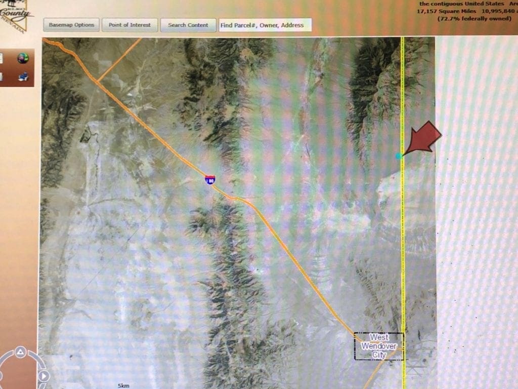 Large view of 58.21 Acres on the Nevada/Utah State Lines have one foot in Nevada & One foot in Utah Photo 33