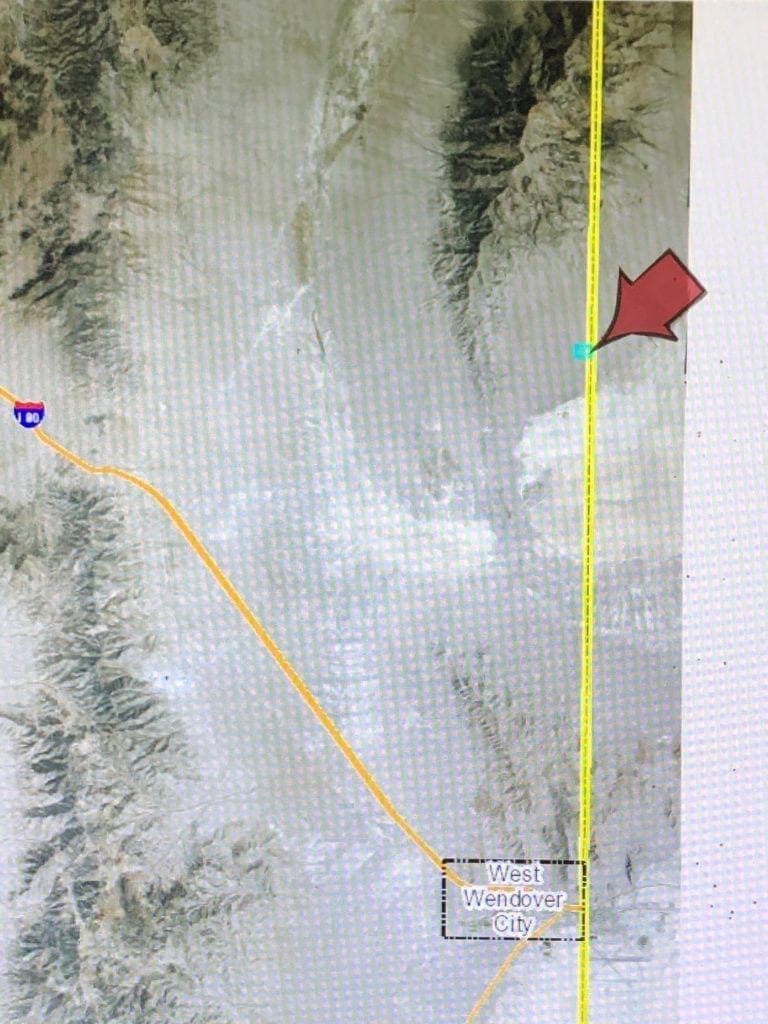 Large view of 58.21 Acres on the Nevada/Utah State Lines have one foot in Nevada & One foot in Utah Photo 31