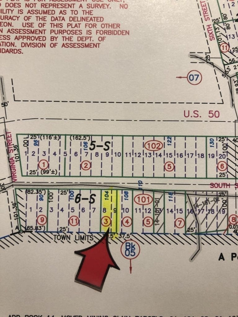 Large view of .09 Acres ~ Two Lots in the Old West Town of Austin, Nevada ~ Power with Paved Road Frontage ~ Town Lights Views Photo 11
