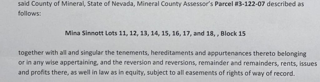 Large view of 8 Lots In Mina, Nevada Near Hawthorne And Walker Lake ~ Small Town Lifestyle Photo 19