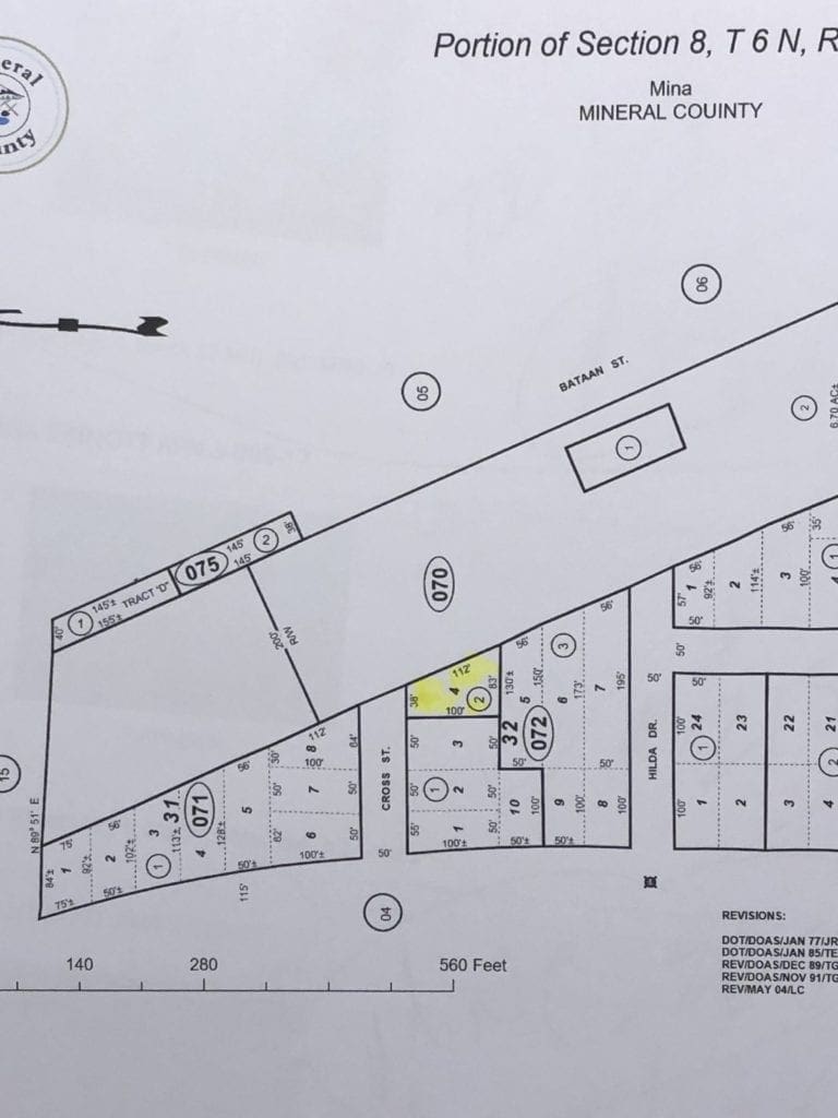 Large view of Beautiful Parcel In Cute Quaint Town of Mina, NV ~ Adjoining three Lots Available Photo 5