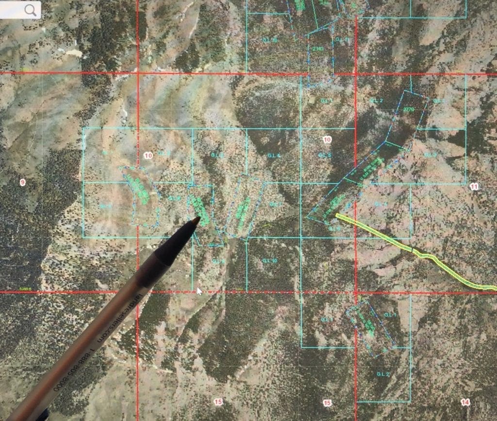 Large view of `10.33 ACRES~Patented Mining Claim “Buckhorn” SUR 38S, Silver Canyon Mining District 11,000 feet Elevation in SCHELL CREEK RANGE Photo 14