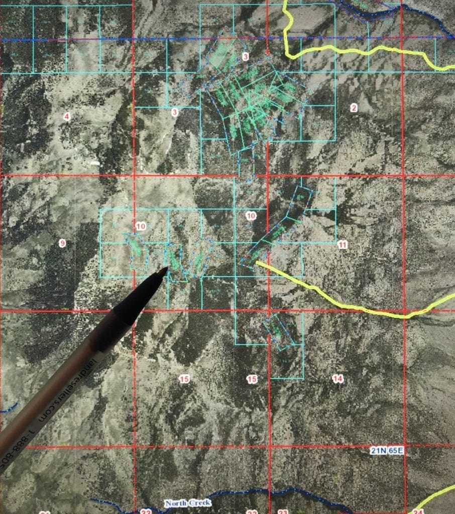 Large view of `10.33 ACRES~Patented Mining Claim “Buckhorn” SUR 38S, Silver Canyon Mining District 11,000 feet Elevation in SCHELL CREEK RANGE Photo 6