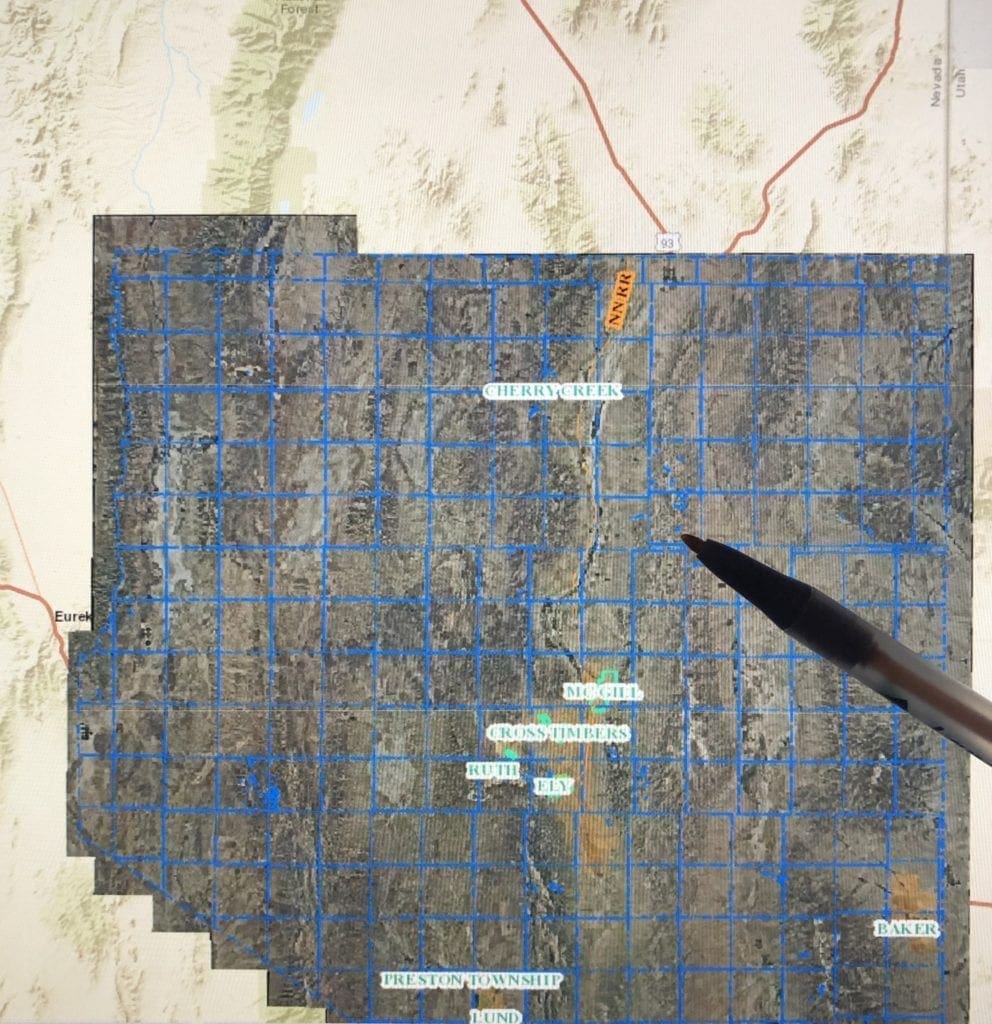 Large view of `10.33 ACRES~Patented Mining Claim “Buckhorn” SUR 38S, Silver Canyon Mining District 11,000 feet Elevation in SCHELL CREEK RANGE Photo 8