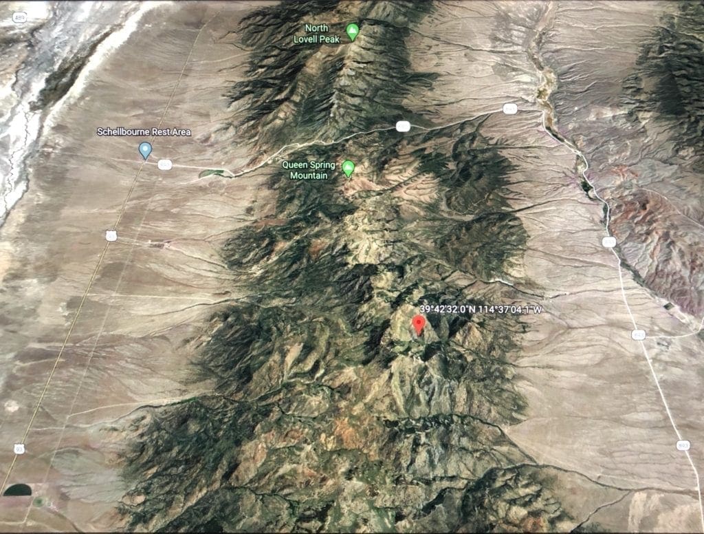Large view of `10.33 ACRES~Patented Mining Claim “Buckhorn” SUR 38S, Silver Canyon Mining District 11,000 feet Elevation in SCHELL CREEK RANGE Photo 21