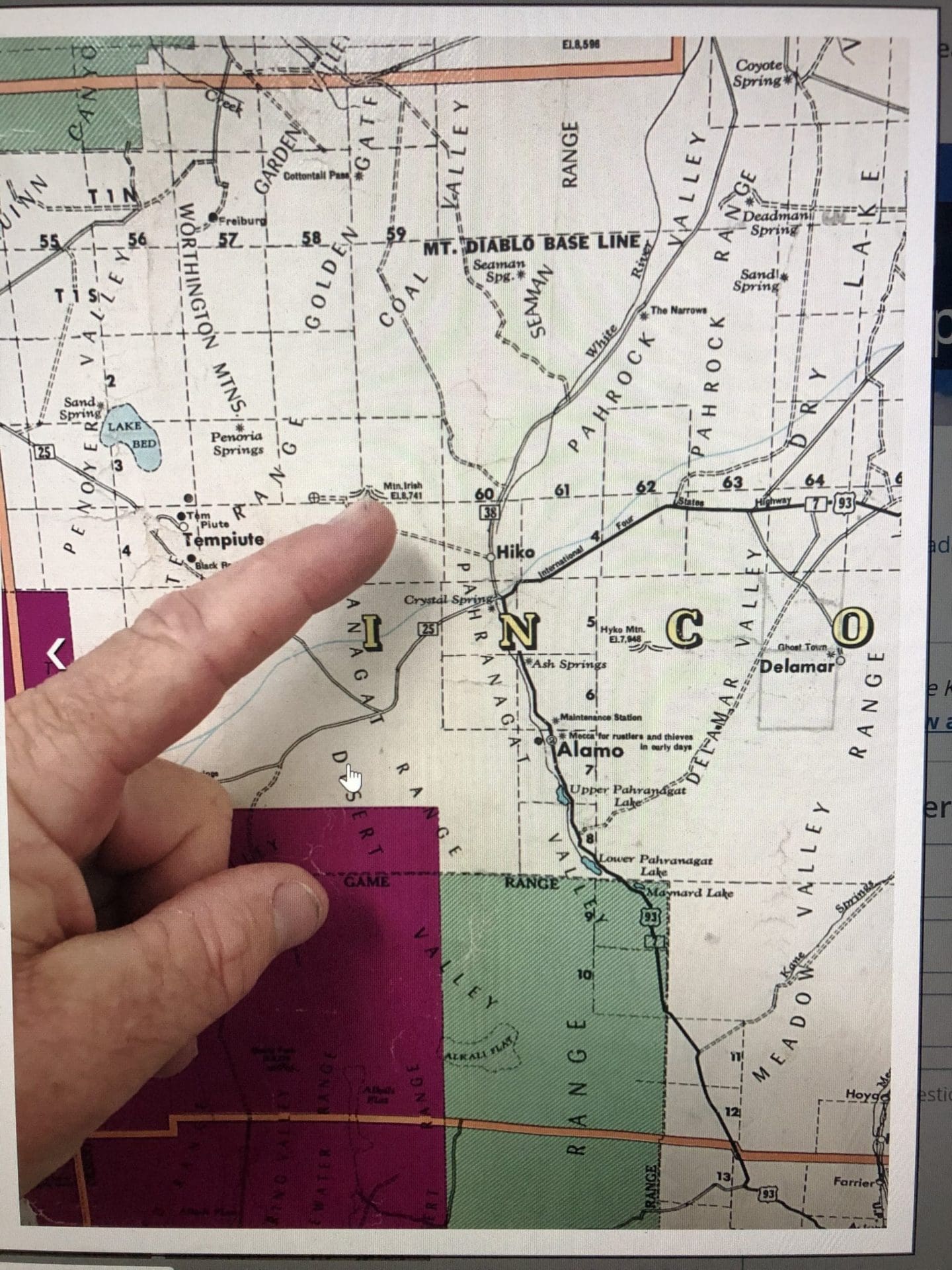 160 Ac ~ Lincoln Co, Nevada GOLD & SILVER area, 8 Patented Load Mining Claims; The DENVER, MOHAWK AND HIGH FLY, The ELEPHANT, TOM BLUNDER, HIKO BELL, VALLEY VIEW AND VERA photo 15