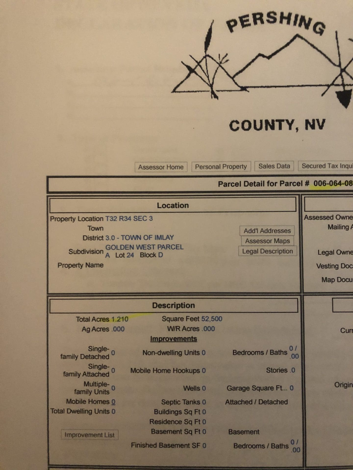 1.210 Acres in Imlay, Nevada Highway I-80 Frontage Road Billboard Lot with Power photo 28