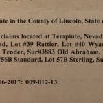 Thumbnail of 117 Acres 11 Patented Lode Mining Claims Tempiute District, 2 Millsites in Lincoln County, Nevada Photo 10