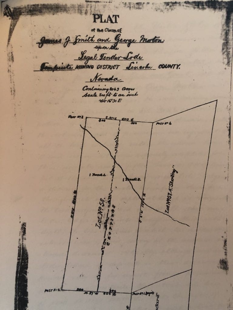 Large view of 117 Acres 11 Patented Lode Mining Claims Tempiute District, 2 Millsites in Lincoln County, Nevada Photo 18