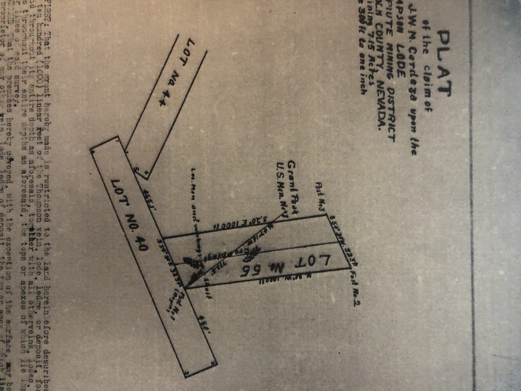Large view of 117 Acres 11 Patented Lode Mining Claims Tempiute District, 2 Millsites in Lincoln County, Nevada Photo 28