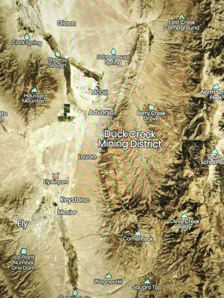 Large view of 10.290 Acre Patent# 345660 MS SUR 4045 Mining Claim ‘Stomberg” Duck Creek MTN District Precious Metals Photo 3