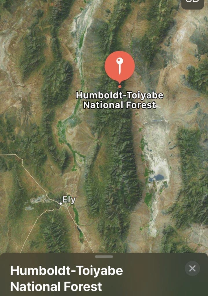 Large view of 20.66 Acre Mining Claim “Eclipse” SUR 2059 ~ Gold & Silver located in Humboldt-Toiyabe National Forest Photo 8