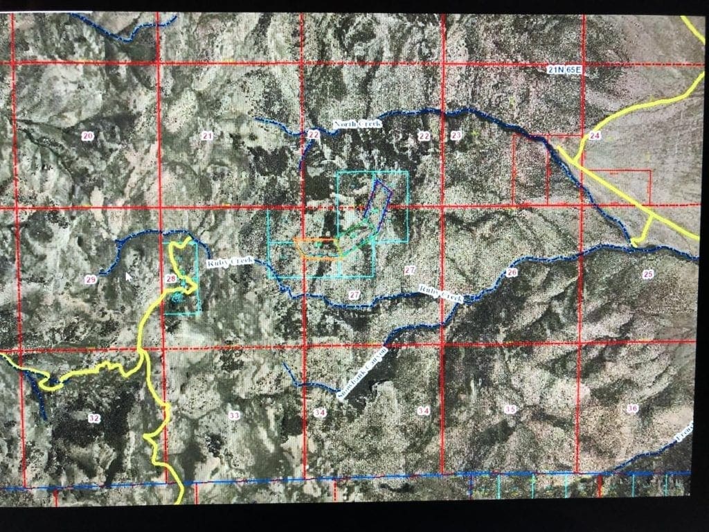 Large view of 20.66 Acre Mining Claim “Eclipse” SUR 2059 ~ Gold & Silver located in Humboldt-Toiyabe National Forest Photo 13