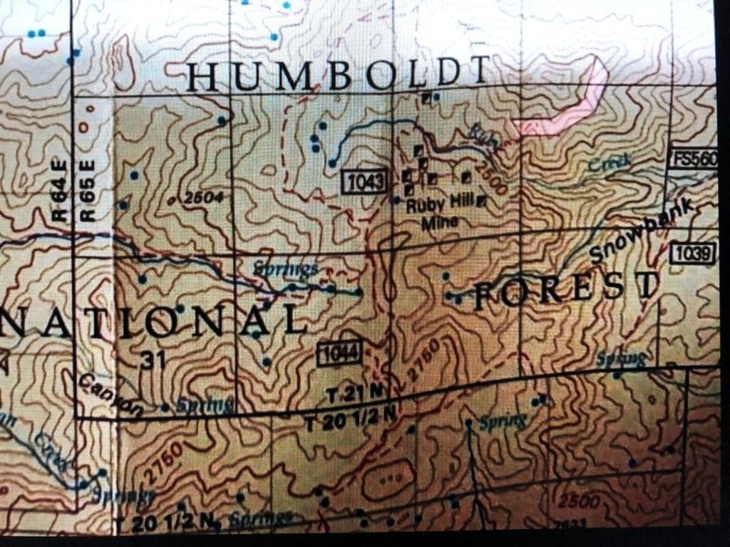 Large view of 20.66 Acre Mining Claim “Eclipse” SUR 2059 ~ Gold & Silver located in Humboldt-Toiyabe National Forest Photo 14