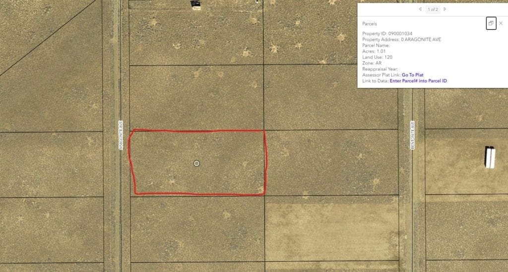 Large view of Amazing Building Lot In Wild Horse Estates, Nevada ~ 1.01 Acres near Lake and Resort. Photo 19