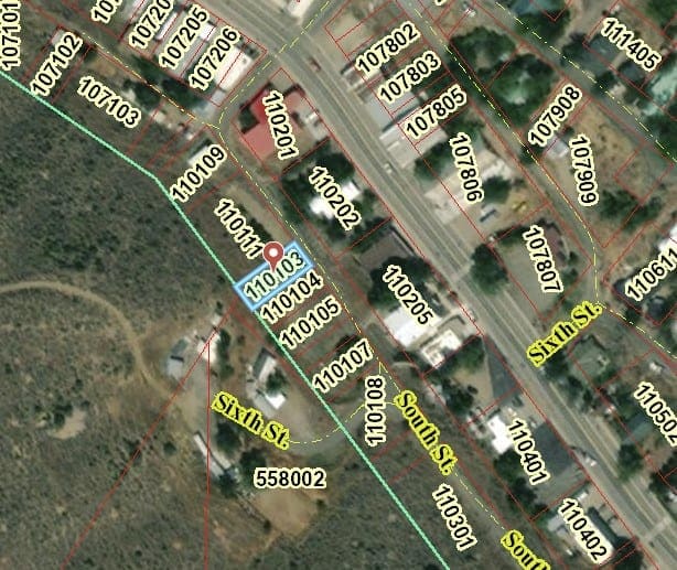 Large view of .09 Acres ~ Two Lots in the Old West Town of Austin, Nevada ~ Power with Paved Road Frontage ~ Town Lights Views Photo 8
