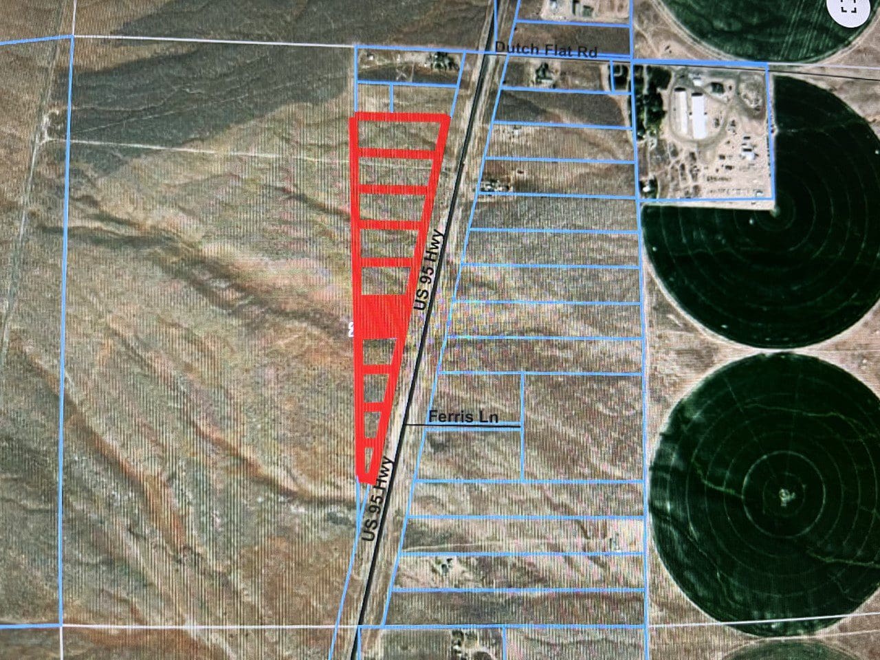9 PREMIUM PARCELS ALONG BUSY HIGHWAY 95 ALL ZONED COMMERCIAL, AG, RESIDENTIAL~POTENTIAL BILLBOARD, R.V. PARK, ETC. photo 1