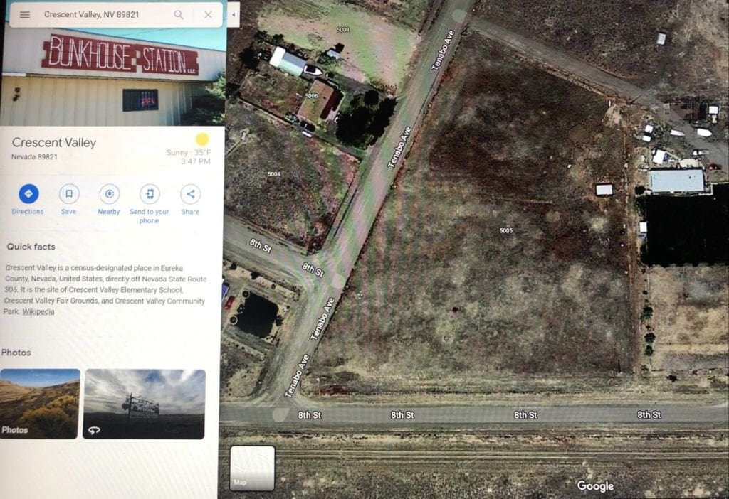 Large view of Beautiful Large Building Lot 3.09 Acres in Town of Crescent Valley, Nevada with Power, Improved Roads and Views. Photo 8