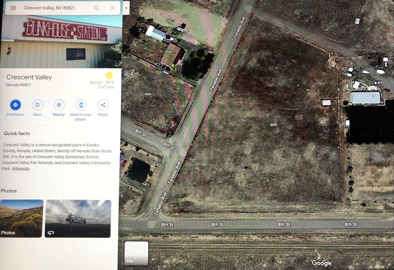 Beautiful Large Building Lot 3.09 Acres in Town of Crescent Valley, Nevada with Power, Improved Roads and Views. photo 8