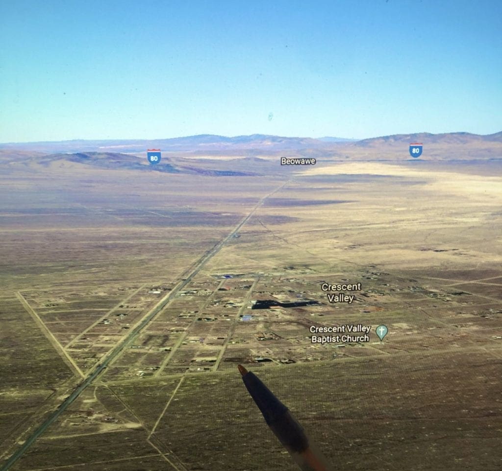 Large view of Beautiful Large Building Lot 3.09 Acres in Town of Crescent Valley, Nevada with Power, Improved Roads and Views. Photo 6