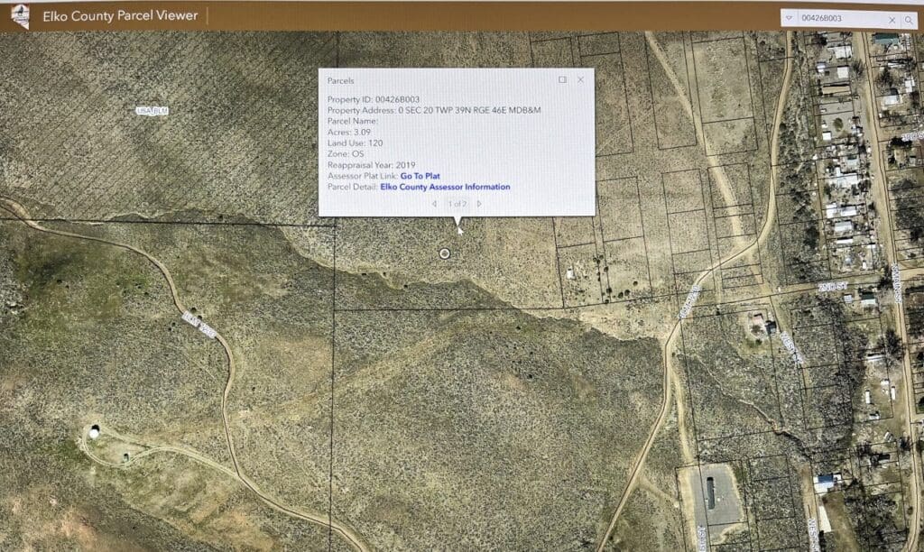 Large view of 3.09 ACRES OF LAND ON THE MOUNTAIN OVERLOOKING HISTORIC MIDAS GHOST TOWN, NEVADA WITH CREEK ~ NEAR IDAHO AND GOLD & SILVER MINES Photo 24