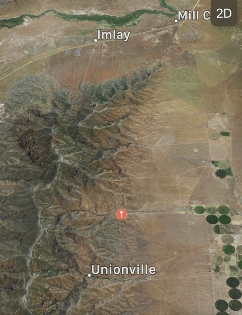 Large view of 160 Acres in Coyote Canyon Base of Star Peak Completely Surrounded by BLM, Treed with Spring Water near Historic Unionville, Nevada Photo 33