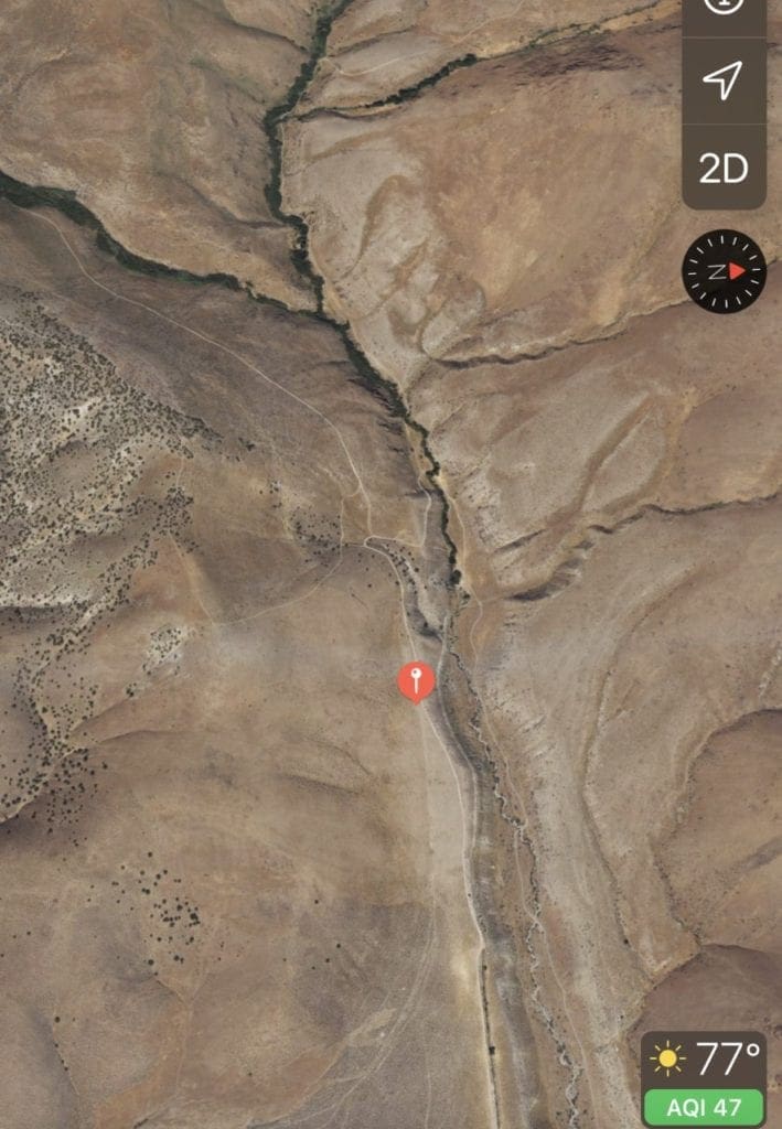 Large view of 160 Acres in Coyote Canyon Base of Star Peak Completely Surrounded by BLM, Treed with Spring Water near Historic Unionville, Nevada Photo 34