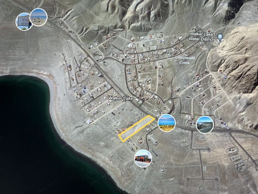 Large view of 9.83 GORGEOUS ACRES OVERLOOKING WALKER LAKE, CREEK & FRONTS HWY 95 WITH AMAZING VIEWS, POWER, EASY ACCESS, FOOTSTEPS TO WATER EGDE. Photo 22