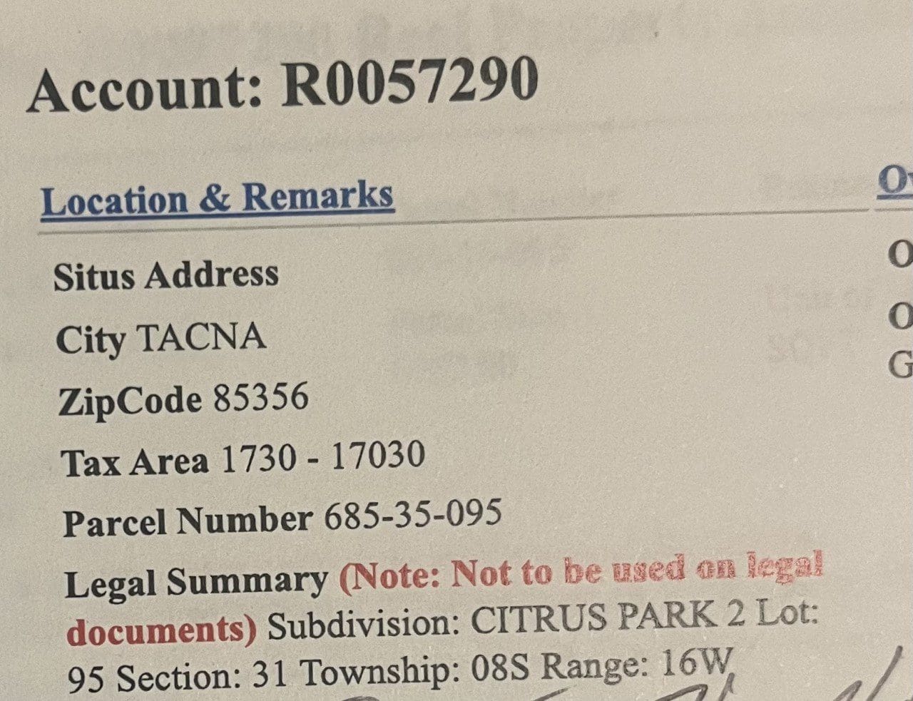 0.16 ACRES IN CITRUS PARK BEAUTIFUL YUMA COUNTY ARIZONA LAND WARM & SUNNY NEAR YUMA photo 2