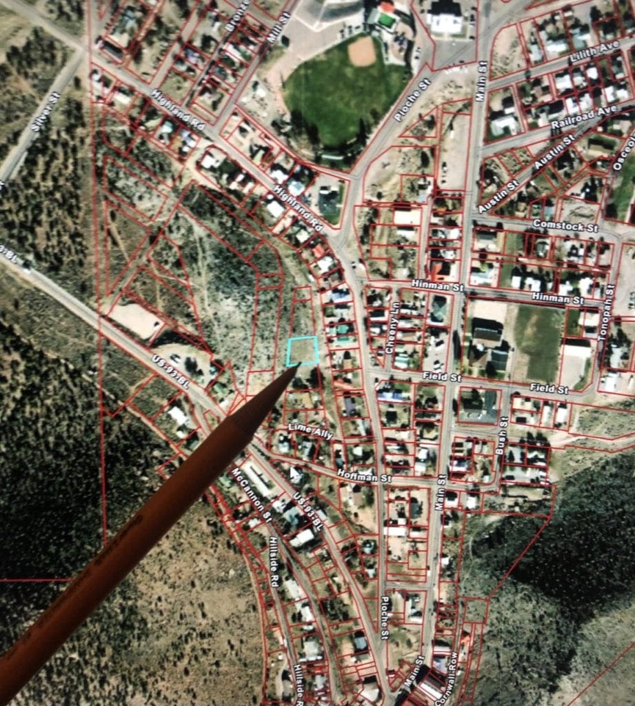 Large view of .26 Acres ~ 4 Lots In Town Overlooking Pioche, Nevada ~ Gorgeous Lincoln County Photo 10