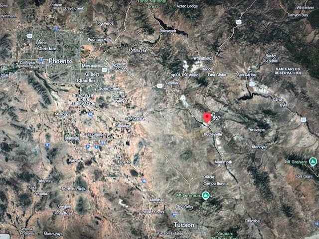 0.07 ACRE BUILDING LOT IN BEAUTIFUL HAYDEN, ARIZONA ~HISTORIC COPPER MINING TOWN NEAR TUCSON photo 18