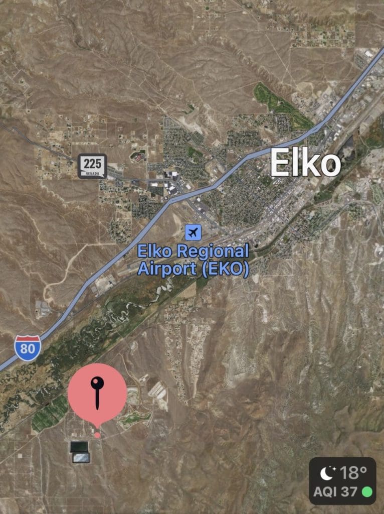 Large view of 1.290 ACRES IN ELKO COUNTY, NEVADA WITH VIEWS OF CITY LIGHTS AND RIVER VALLEY. Photo 9