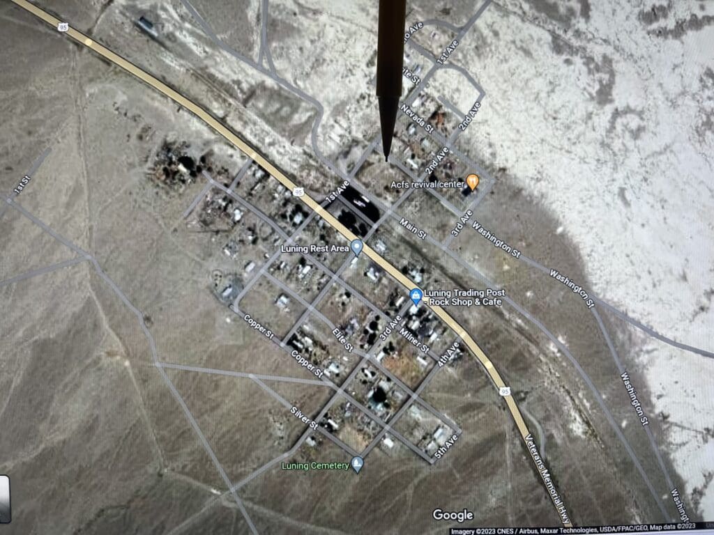 Large view of .0960 ACRE IN THE OLD TOWNSITE OF LUNING, NEVADA ~ M3 ZONING SO COMMERCIAL, RETAIL OR OFFICE USE, RESIDENTIAL~NEAR WALKER LAKE & BISHOP CALIFORNIA Photo 6