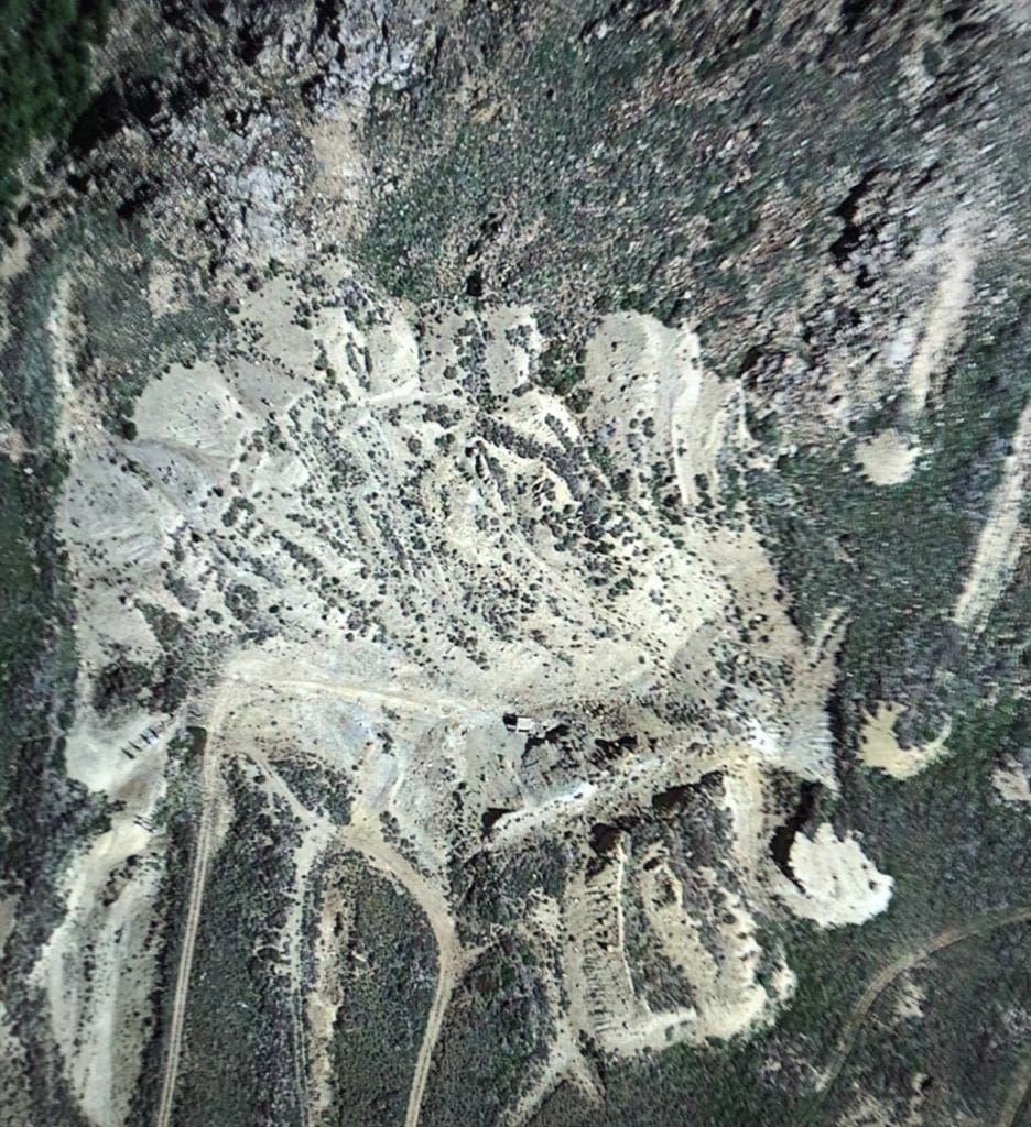 Large view of WYOMING MINING DISTRICT, SUR 37A PATENT NO 12937, “MARDIS MINE”/DIAMOND JIM MINE, Rosebud Mtn 8167 Ft Inside Humboldt Nat. Forest. Photo 26