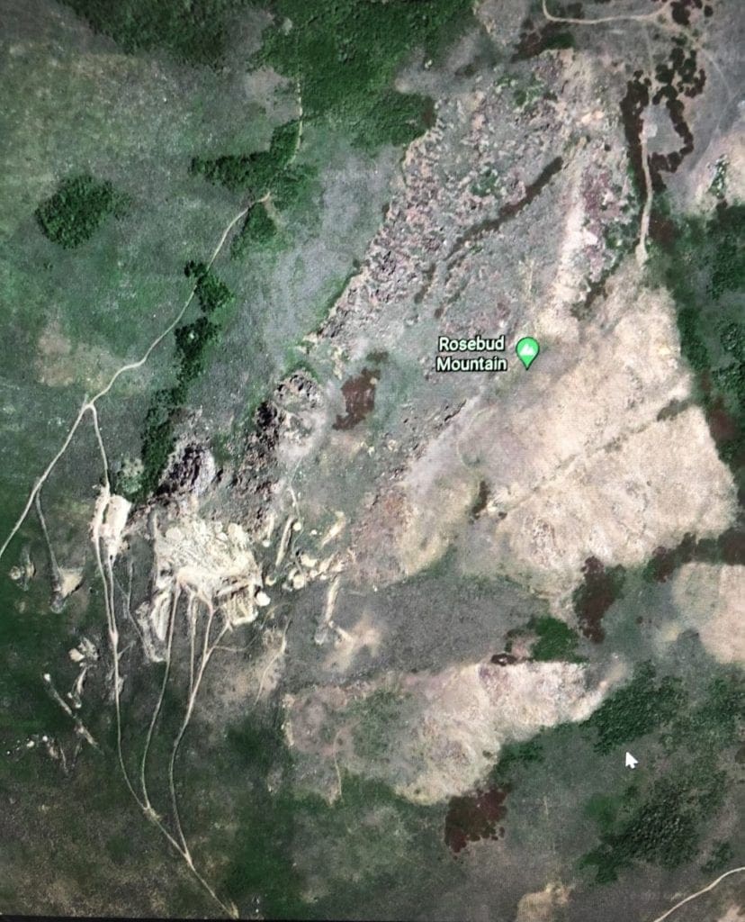 Large view of WYOMING MINING DISTRICT, SUR 37A PATENT NO 12937, “MARDIS MINE”/DIAMOND JIM MINE, Rosebud Mtn 8167 Ft Inside Humboldt Nat. Forest. Photo 25