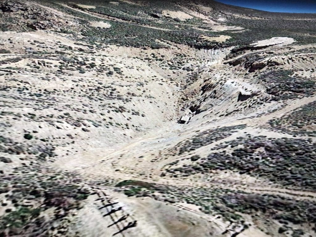 Large view of WYOMING MINING DISTRICT, SUR 37A PATENT NO 12937, “MARDIS MINE”/DIAMOND JIM MINE, Rosebud Mtn 8167 Ft Inside Humboldt Nat. Forest. Photo 10