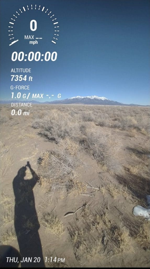 Large view of 1.00 ACRE~ALAMOSA CO, COLORADO WITH BEAUTIFUL MT. BLANCA SANGRE DE CRISTO MOUNTAINS 14,351 FEET. Photo 11
