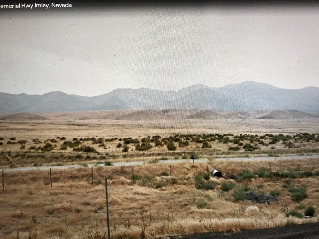 Large view of 1.54 Acre Lot with Interstate 80 Frontage in Imlay, Nevada. Zoned AGRICULTURE – MINING – RECREATION. Photo 11