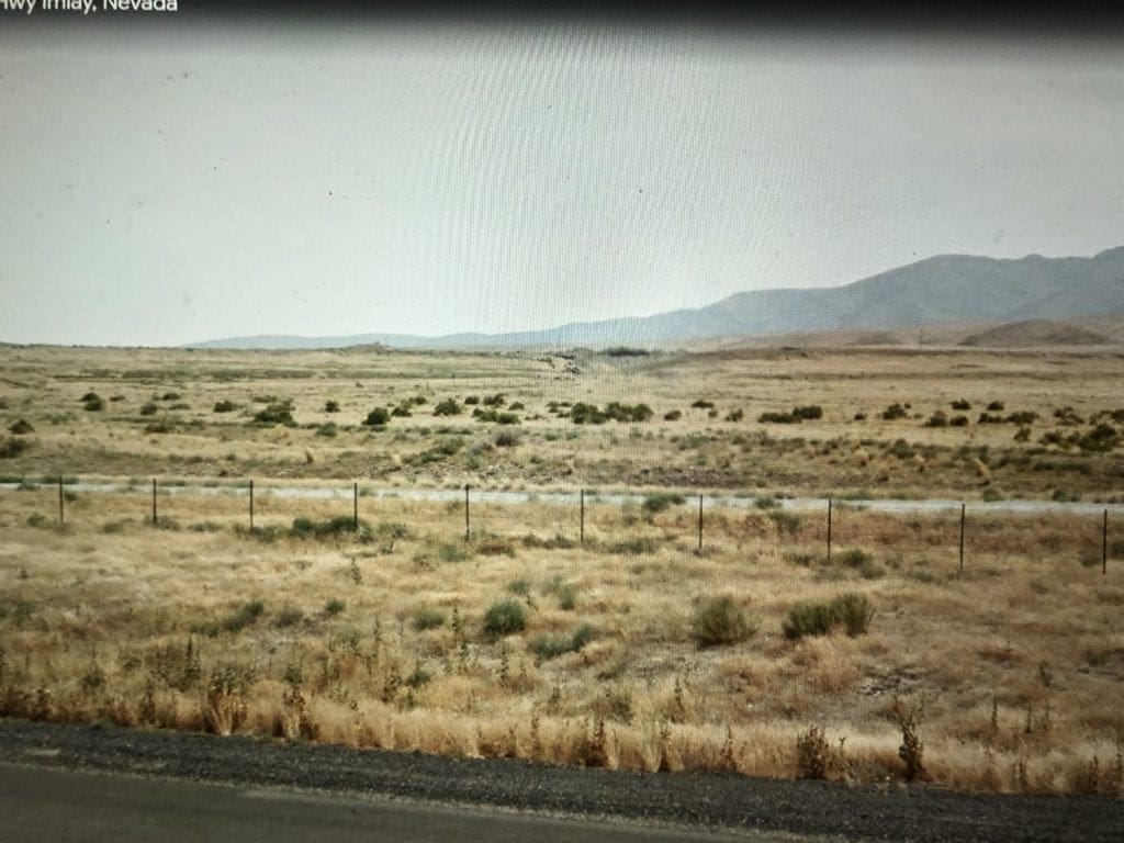 Large view of 1.54 Acre Lot with Interstate 80 Frontage in Imlay, Nevada. Zoned AGRICULTURE – MINING – RECREATION. Photo 9