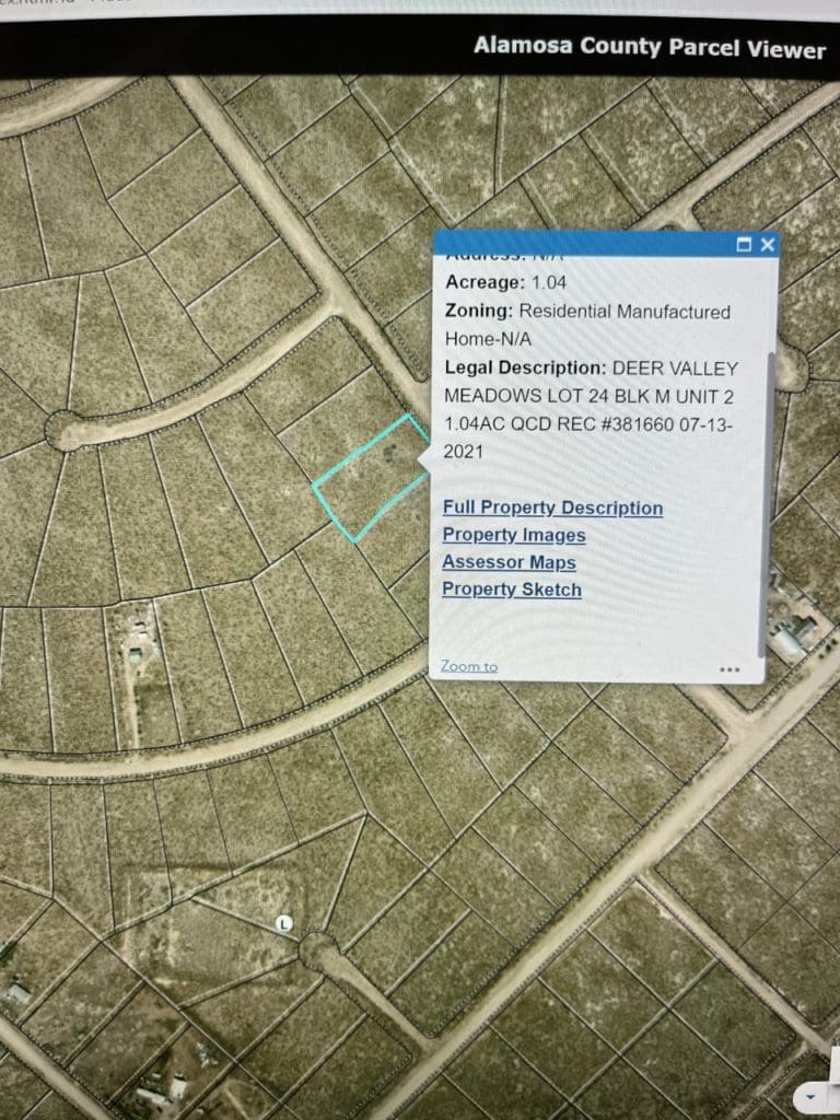 Large view of 1.04 ACRES IN GORGEOUS ALAMOSA COUNTY COLORADO FABULOUS MT. BLANCA VIEWS NEAR NEW MEXICO. Photo 3